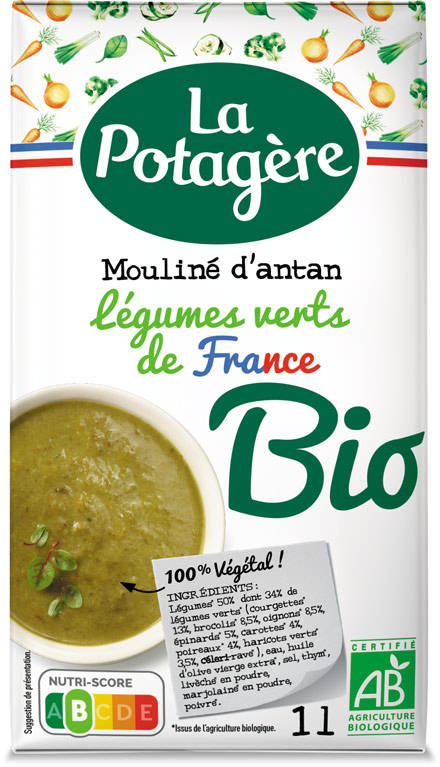 Mouliné d’antan Légumes verts de France 1L