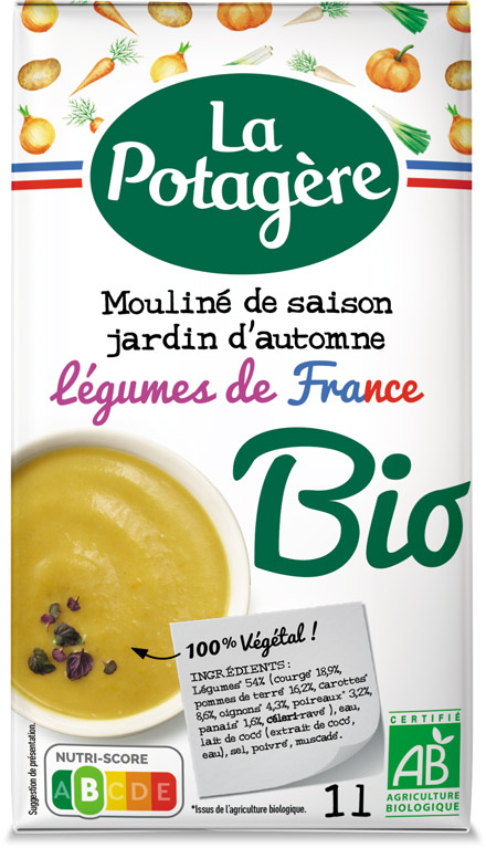 Mouliné de saison Jardin d’automne Légumes de France 1L