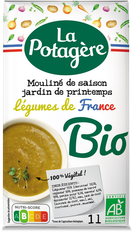 Mouliné de saison Jardin de Printemps Légumes de France 1L