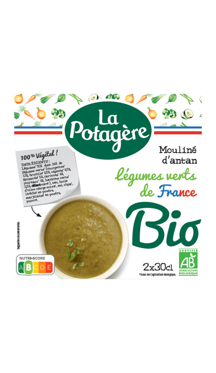 Mouliné d’antan Légumes verts de France 2x30