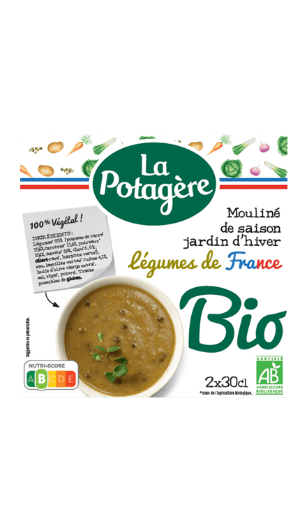 Mouliné de saison Jardin d’hiver Légumes de France 2x30cl