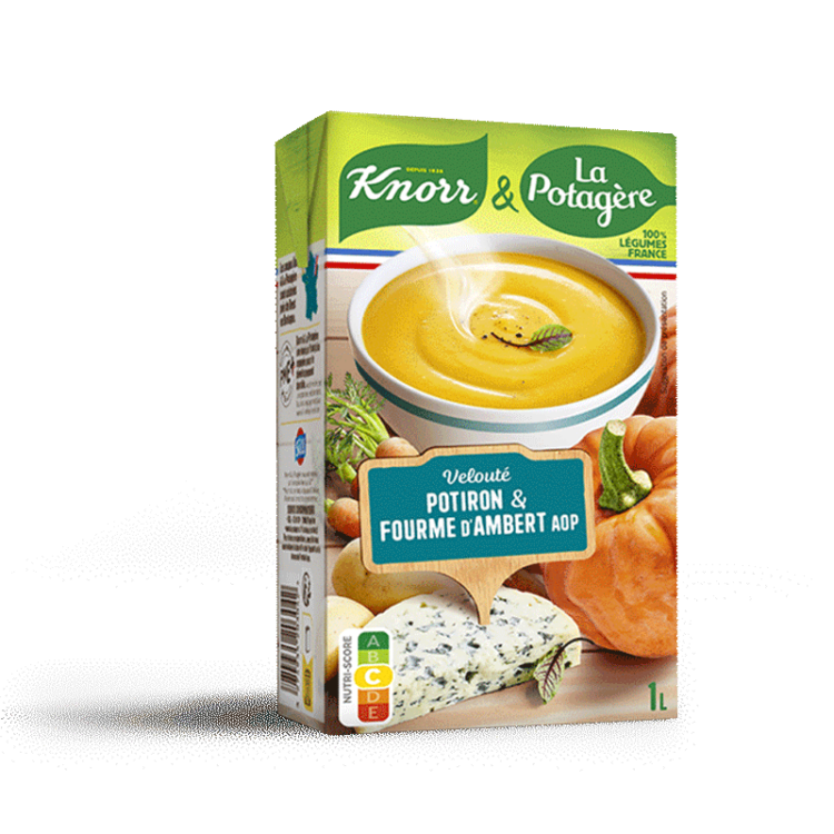 Velouté La Potagère saveur potiron & fourme d'ambert AOP